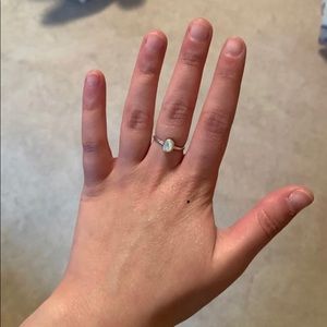 Sterling Silver Mother of Pearl Ring